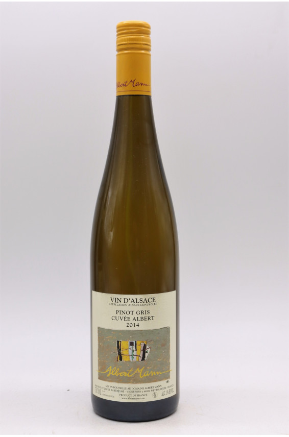 Albert Mann Alsace Pinot Gris Cuvée Albert 2014
