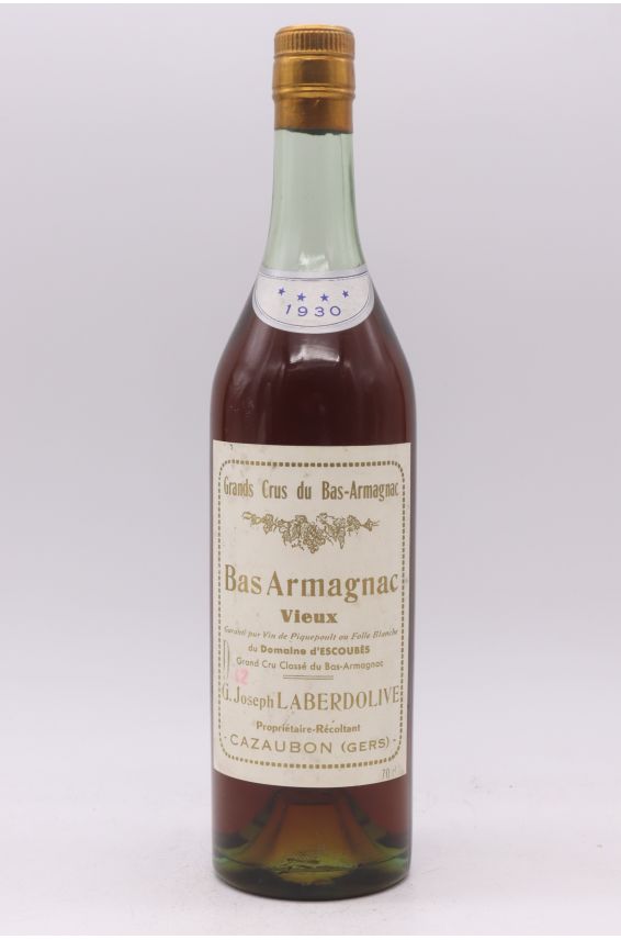 Laberdolive Vieux Bas Armagnac 1930