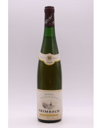 Trimbach Alsace Gewurztraminer Vendanges Tardives 1986