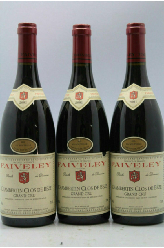 Faiveley Chambertin Clos de Bèze 2001