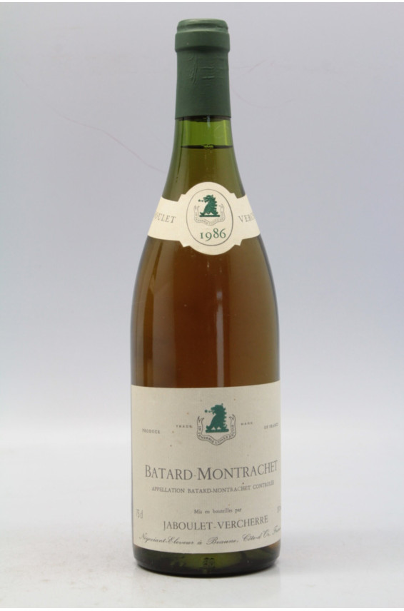 Jaboulet Vercherre Batard Montrachet 1986 - PROMO -30% !