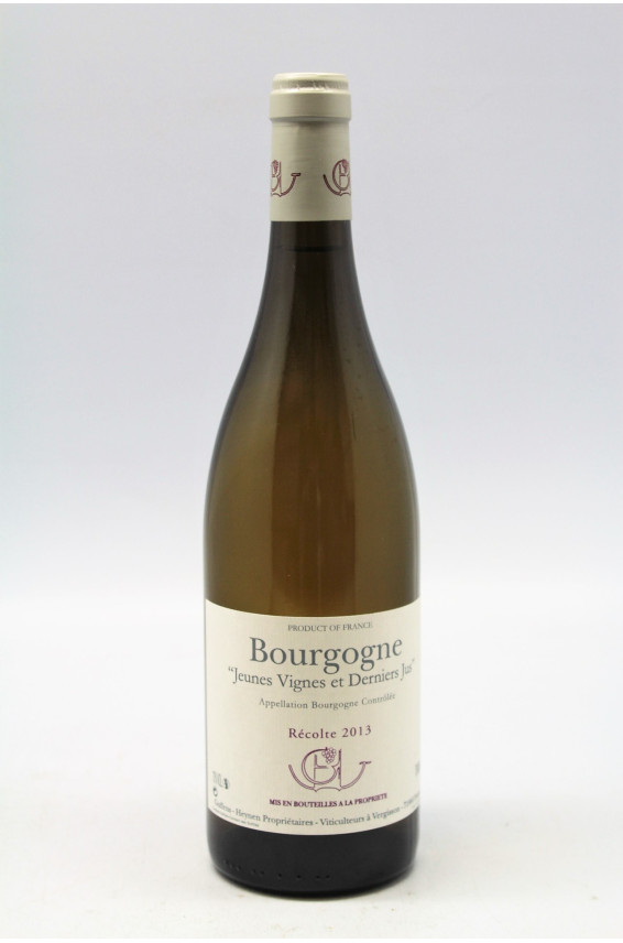 Guffens Heynen Bourgogne Jeunes Vignes et Derniers Jus 2013 blanc