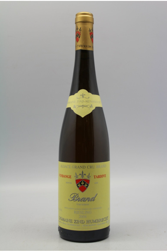 Zind Humbrecht Alsace Grand cru Riesling Brand Vendanges Tardives 2004