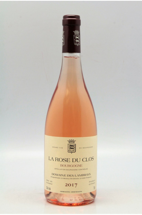 Domaine des Lambrays Bourgogne La Rose du Clos 2017 Rosé