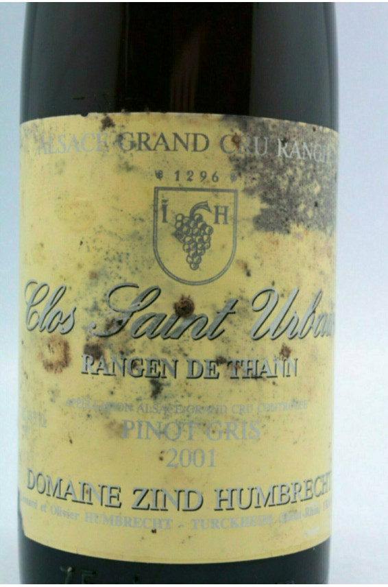 Zind Humbrecht Alsace Grand Cru Pinot Gris Rangen de Thann Clos Saint Urbain 2001 -5% DISCOUNT !
