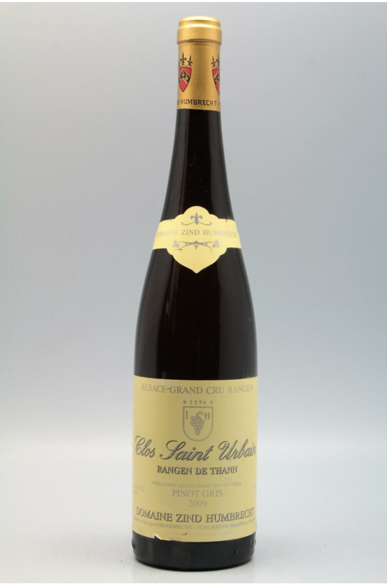 Zind Humbrecht Alsace Grand Cru Pinot Gris Rangen de Thann Clos Saint Urbain 2009