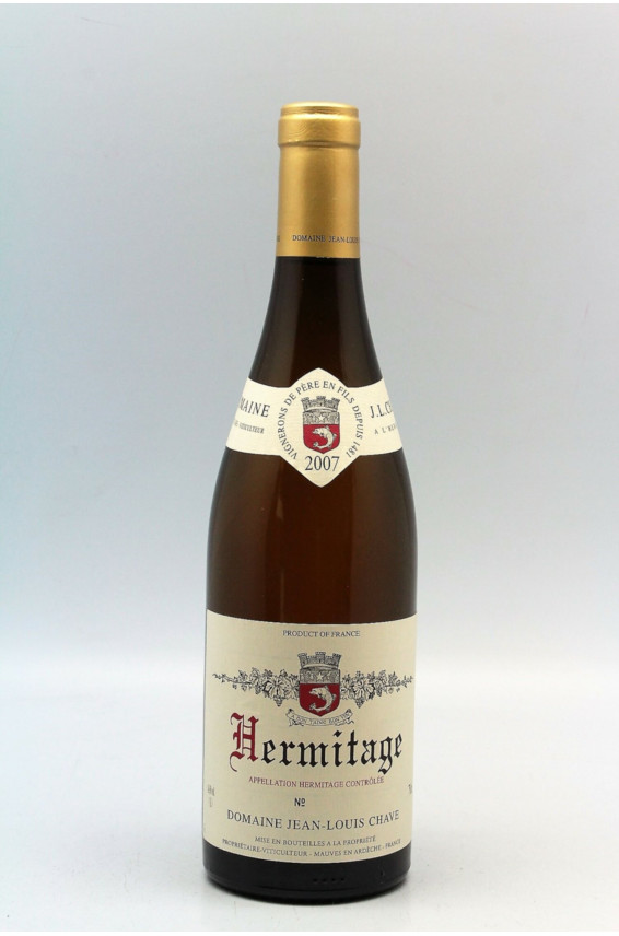 Jean Louis Chave Hermitage 2007 blanc