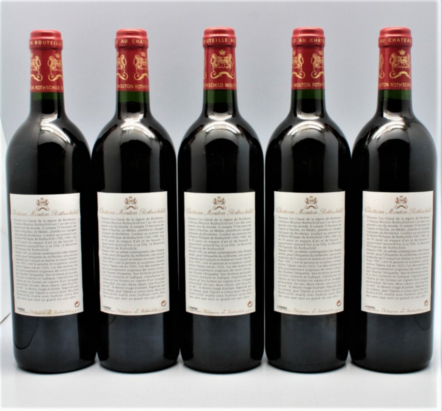 Mouton Rothschild 1995 Vins Millesimes
