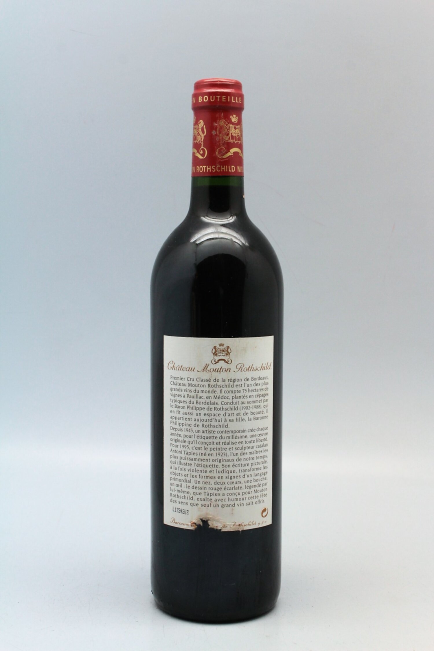 Mouton Rothschild 1995 10 Discount Vins Millesimes