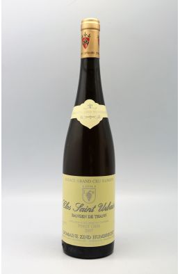 Zind Humbrecht Alsace Grand Cru Pinot Gris Rangen de Thann Clos Saint Urbain 2007