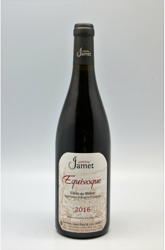 Jamet Côtes du Rhône Equivoque 2016