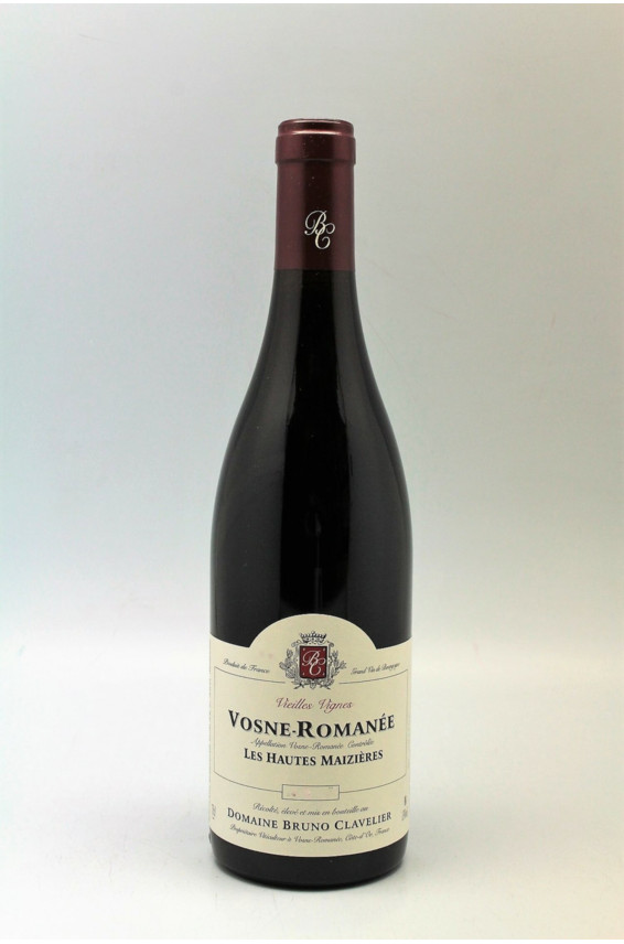 Bruno Clavelier Vosne Romanée Hautes Maizières Vieilles Vignes 2018