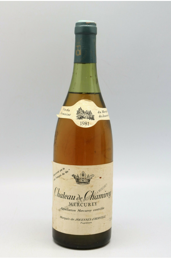 Château de Chamirey Mercurey 1981 blanc -10% DISCOUNT !