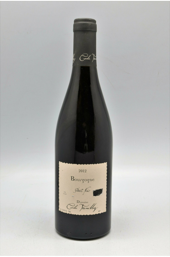 Cécile Tremblay Bourgogne Pinot Noir 2012 -5% DISCOUNT !