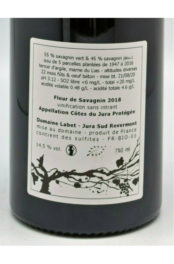Julien Labet Côtes du Jura Fleur de Savagnin 2018