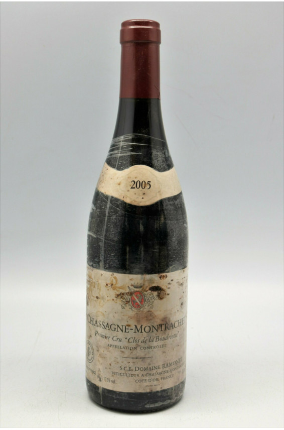 Ramonet Chassagne Montrachet 1er cru Clos de la Boudriotte 2005 rouge - PROMO -5% !