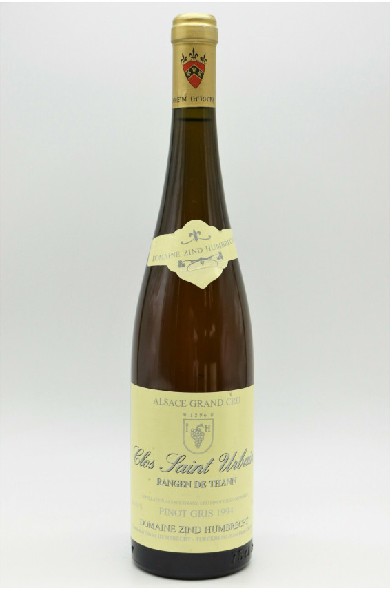 Zind Humbrecht Alsace Grand Cru Pinot Gris Rangen de Thann Clos Saint Urbain 1994