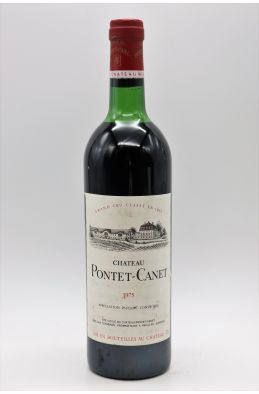 Pontet Canet 1975 - PROMO -10% !