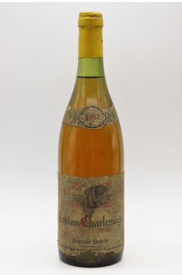 Luc & Lise Pavelot Corton Charlemagne 1983 -10% DISCOUNT !