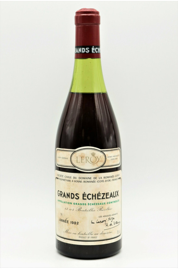 Romanée Conti Grands Echezeaux 1982 - DISCOUNT -10% !