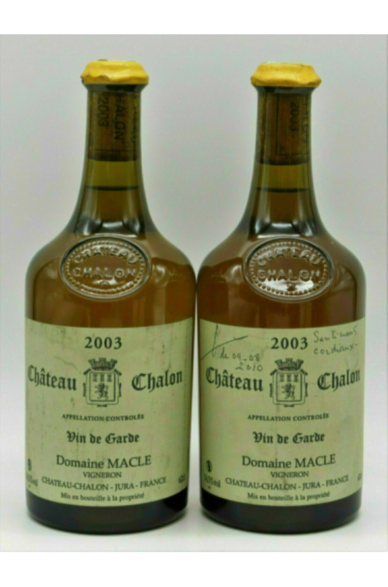 Jean Macle Château Chalon 2003 62cl
