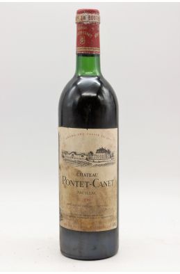 Pontet Canet 1981 -10% DISCOUNT !