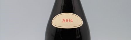 the picture shows a bottle of the 2004 vintage