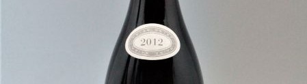 the picture shows a bottle of the 2012 vintage